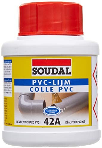 Soudal Colle pour pvc rigide avec pinceau 250 ml 42A