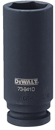 DEWALT DWMT73941OSP 6 Point 1/2'' Drive Deep Impact Socket 15/16'' SAE
