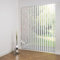 ourdeco® Komplett-Vertikalanlage/Breite: 200 cm/Höhe: 250 cm/Farbe: hellgrau/Lamellenbreite 127 mm/in der Höhe kürzbar/Decken- oder Wandmontage/lichtdurchlässig