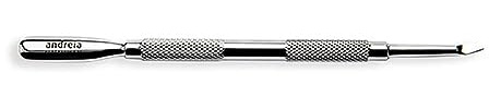Andreia Professional Nail Cuticle Pusher - Stainless Steel Tool - Cleans Under and Around Nails - Durable Nail Pusher for Pedicure Manicure and Nail Art