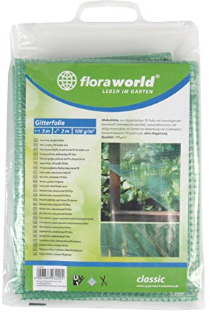 Floraworld Gitterfolie Classic, Transparent, 300 x 200 x 48 cm