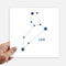 DIYthinker Leo Constellation Zeichen Zodiac Stickers 20Cm Wand Koffer Laptop Motobike Aufkleber 4Pcs 20cm x 20cm Mehrfarbig