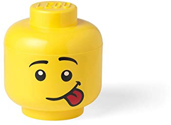 LEGO Small Silly StackableHead Storage, Yellow