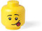 LEGO Small Silly StackableHead Storage, Yellow