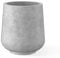 Kante Modern Lightweight Footed Tulip Outdoor Round Planter Petite jardinière en béton Naturel