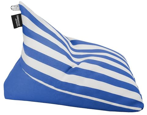 Happers Pouf Pyramide M Toldotex pour Extérieur ou Intérieur Bleu