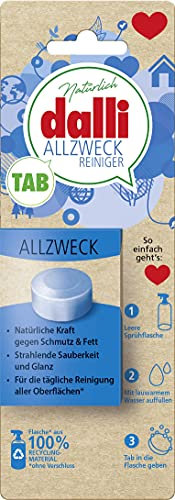 dalli® Allzweckreiniger Tabs I 12 x 4 g Tabs | natürliche Kraft für die tägliche Reinigung aller Oberflächen