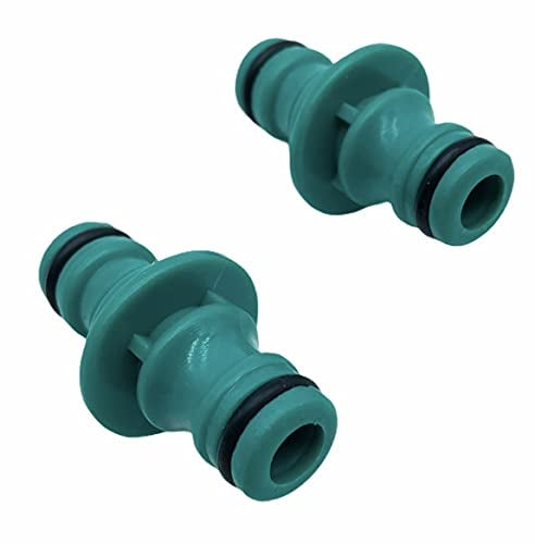 JAM2DAY Double Male Hose Connectors Extender to Join Garden Hoses - Pack of 2