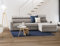 Talamo Italia - Schlafsofa mit Halbinsel Alberta, Sofa mit Aufbewahrungshalbinsel rechts, Standardarmlehnen, 100 % Made in Italy, cm 280 x 95 x 85, Taupe