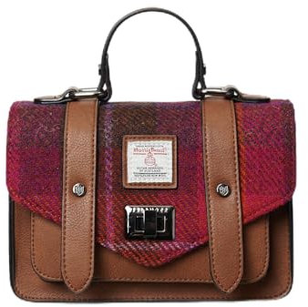 SNOW PAW Damen 8311 Umhängetaschen, Fuchsia Tartan