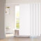WOLTU Duschvorhang 240x200cm Badvorhang Anti-Schimmel Antibakteriell Wasserdichter Polyester Stoff Waschbar Badewanne Vorhang Weiß mit 14 Duschvorhängeringen für Badewanne und Dusche