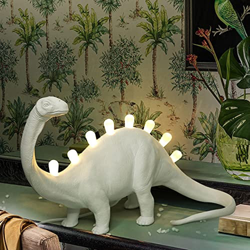FAZRPIP Retro Dinosaurier Tischlampe Kinderzimmer Dekoration Licht Tier Schreibtischlampe Vintage Schlafzimmer Nachttischlampe zum Lesen Wohnzimmer Kinder Babyzimmer Nachttisch Tischlampe