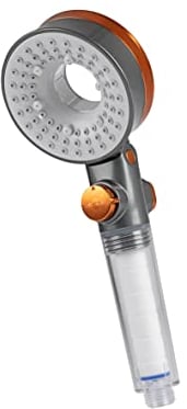 EASYmaxx Pommeau de douche, contrôle de l'eau, jusqu'à 65% d'économie d'eau, avec fonction économie et arrêt, 3 modes de jet, spa, douche à effet pluie et turbo, avec pression d'eau optimale, pour