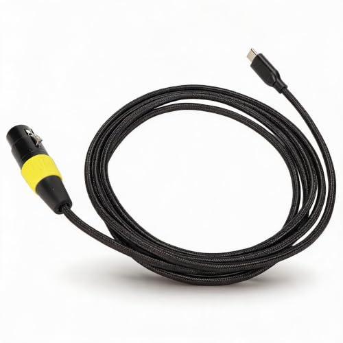 Câble XLR vers USB C, Adaptateur USB C Mâle vers XLR Femelle pour PC, Téléphone, Tablette, Câble de Microphone, Cordon USB Type C vers XLR