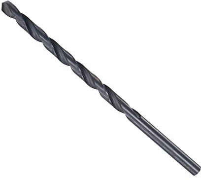 CoCud Twist Drill Bits, 7mm Drilling Diameter, Black Oxide High Speed Steel Extra Long Straight Shank - (Applications: for Stainless Steel Alloy Metal), 1-Piece