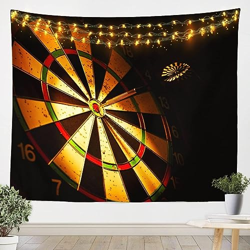 Sxakswol Wandteppich Groß Darts Wandteppich 300x260 Wandbehang Sport, Tapisserie 3D Wandtuch Aesthetic Wandteppiche für Wohnzimmer Schlafzimmer Wohnheim Wanddeko