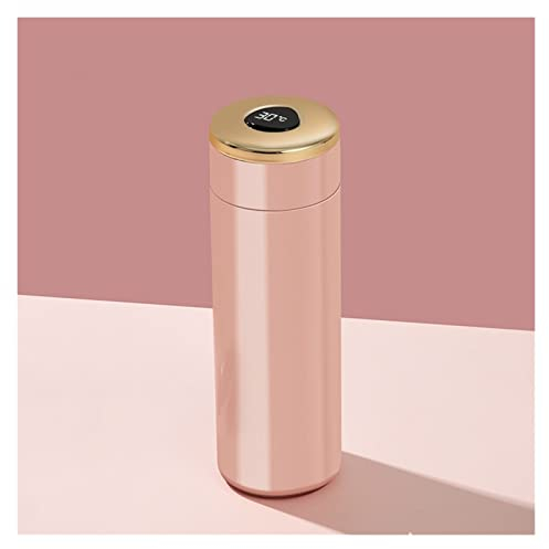 Hervidor Termo Inteligente Botella Termo Pantalla De Temperatura Frasco De Vacío De Acero Inoxidable 316 Taza De Café Impermeable Mantenga El Frasco Térmico Caliente/Frío (Color : A, Size : 20x6.4cm)