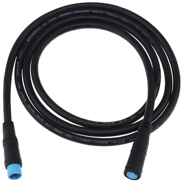 VGOL E-Bike Extension Cable 4 Pin Female to 4 Pin Male Waterproof Plug for Electric Bicycle Motor/Light Ebike Extension Cable 1 m