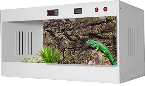 Großes Reptilien-Terrarium: Geräumiger und vielseitiger Lebensraum für Eidechsen, Geckos, Schildkröten, Pythons, Schlangen, Bartagamen und Chamäleons