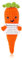 DSLSQD Karotte Puppe,Pocket Hug Positive Karotte,Mini Karottespielzeug,Lustige Positive Karotte Strickwolle Puppe Karotte,für Gastgeschenke Motivationsgeschenke Abschiedsgeschenk Geburtstags Partydeko