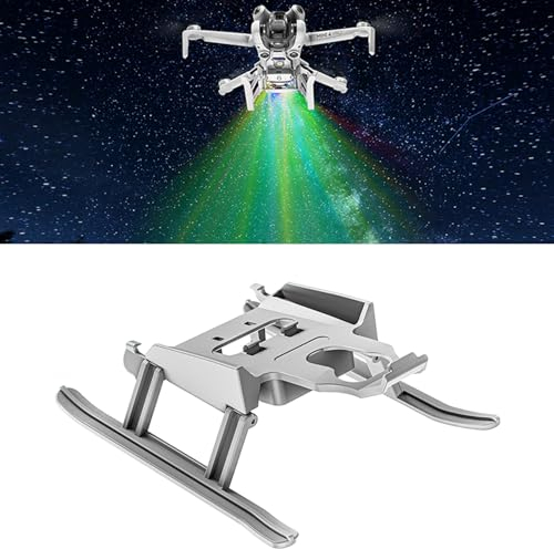 ZLYLVRC Faltbares Fahrwerk mit Blitz-LED-Licht für DJI Mini 4 Pro Drohne Fahrwerk Beinverlängerung Kit für Mini 4 Pro Zubehör
