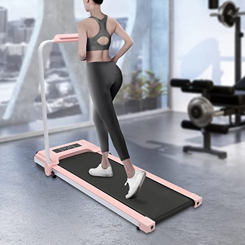 DSYOGX Laufband Elektrisch Home Klapplaufband 10km/h 500W Laufbänder mit Fernbedienung Fitness Klappbar Walking Pad Jogging für Häusern, Fitnessstudios, Büros