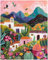 FURONGHUAK Pintar por Numeros Adultos, DIY Pintura por Números, Kit de Pintura al óleo de Lienzo DIY para con Pinceles, Pigmento Acrílico sin marco 40 x 50cm,Valle colorido