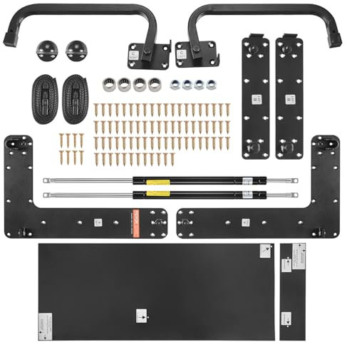 VEVOR Schrankbettfedern Mechanismus 1135 x 2215 x 1170 mm, Murphy-Bett-Bausatz, DIY-Bausatz mechanische Hardware für Wandbetten, pneumatische Hebel-Hochleistungs-Bettstütze, Klappschrank-Wandbett