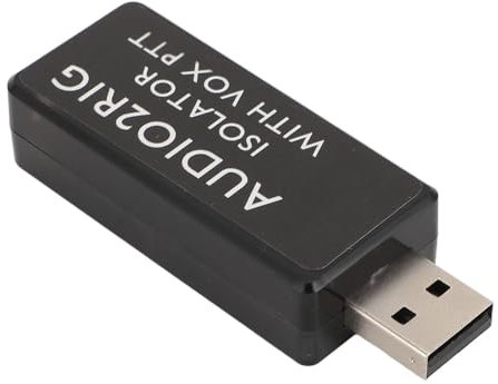 FILFEEL Interfaz de Modos Digitales Integrada, Tarjeta de Sonido USB con Aislamiento de Tierra de Conector de 3,5 Mm para WSJT‑X, FlDigi, Compatible con Wins, OS X, iOS