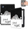 Vakarey Ultra Sottile Automatica Sveglia/Sonno Cover per Kobo Clara Colour Custodia con Cinturino Polso,Gatto
