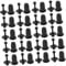 QUMIIRITY 20set Speaker Mesh Clips Grille Mount Brackets Easy Install Audio Grill Retainers for Speaker Grills Compatible Elegant Design for