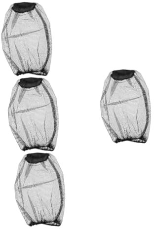 TOYANDONA 4 Ensembles Chapeau D'insecte Respirant Moustique Filet Anti-Insectes Extérieur pour Moustiquaire Filet De Pêche À La Mouche De Tête Extérieur Engrener Noir 4 Pièces * 4