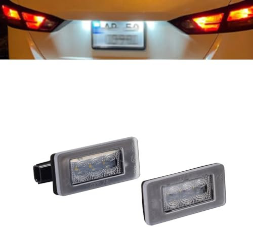 Fouedy LED-Kennzeichenbeleuchtung für Serena C27 Altima Suzuki Landy Dacia Duster 265108990E