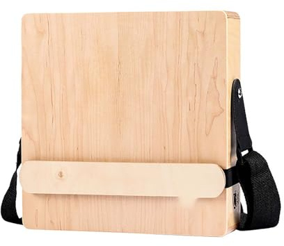 Cajon Drum - 3 in 1 Percussion Instrument mit Verstellbarem Gurt, Tragbare Box Drum für Anfänger, Ideal für Reisen und Partys