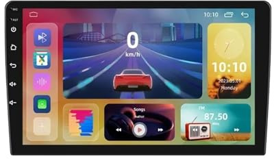 Navigation GPS pour Voiture Autoradio Universel Double DIN Android 9 Pouces avec Lecteur DVD intégré(9'' 1+16G with Carplay)