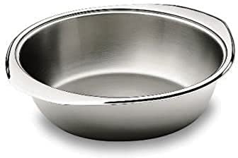 LACOR 60818 Servierschussel 28 cm | Aus lebensmittelechtem Edelstahl gefertigt; hohe Korrosionsbeständigkeit und Haltbarkeit im täglichen Gebrauch