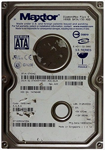 160 GB HDD Maxtor DiamondMax Plus 9 6Y160M0 SATA ID13829