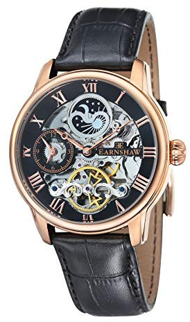 Thomas Earnshaw Herren- Armbanduhr Longitude Analog Automatik