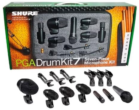 Shure PG ALTA - Kit de 7 micrófonos para batería