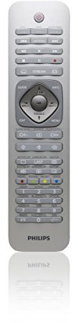 Philips SRP6013/10 Télécommande Universelle 3 en 1, Configuration Rapide, Touches Appareils Rétroéclairées, Gris