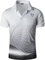Jeansian Herren Summer Sportswear Wicking Breathable Short Sleeve Quick Dry Polo T-Shirts Tops LSL195 Whiteblack M