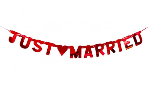 Buchstabenkette Just Married