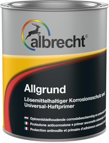 Albrecht Allgrund 9110 Weiß 750 ml Lösemittelhaltiger Korrosionsschutz & Universal-Haftprimer Grundierung