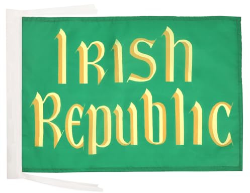 AZ FLAG Easter Rising Irish Republic Flag 45x30 cm 100D Polyester Cords