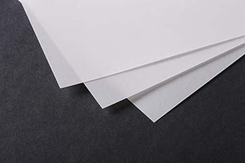 Clairefontaine 975139C Ries Transparentpapier (50 x 65 cm, 10 Blatt, 285 g, ideal für technische Zeichnen) transparent