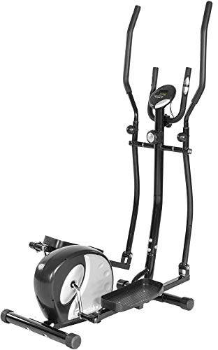 tectake® Crosstrainer Heimtrainer Ergometer mit Computer und Pulsmessgerät