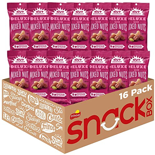 Nut Harvest, Deluxe Mixed Nuts, 2.25 Ounce (Pack of 16)