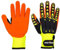 Portwest A721 Lightweight Anti Impact Grip Glove Yellow/Orange, 3X-Large