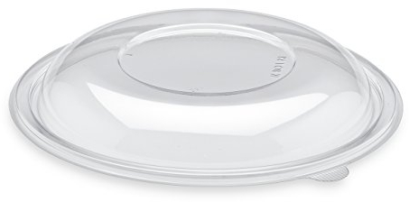 GUILLIN covsl1500 cartón Tapa para ensaladera 1500 CC, plástico, Transparente, 23,2 x 23,2 x 3 cm