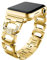 PINHEN Compatibile con Cinturino Apple Watch 41mm 45mm - Metallo Acciaio Inossidabile con Cinturino di Ricambio Crystal Diamond Shiny Strass per iWatch Serie 8/7/6/5/4/3/2/1/SE (41/40/38mm, Gold)
